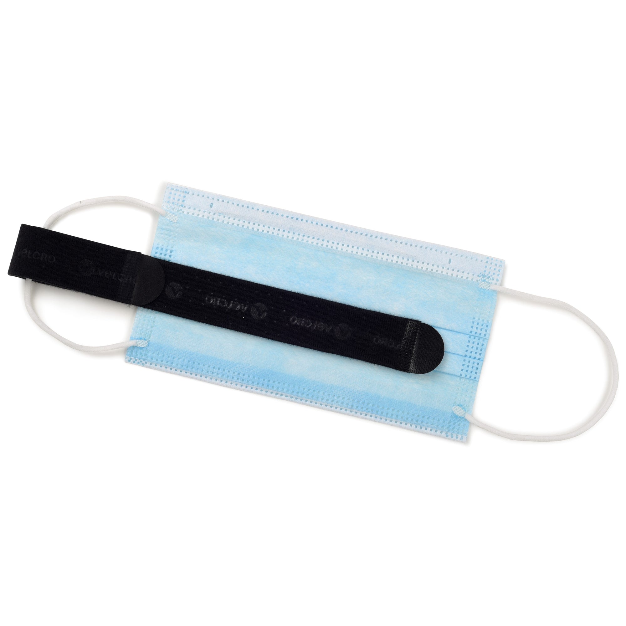 VELCRO® Brand Face Mask Extender Straps, 4 Pack, Black