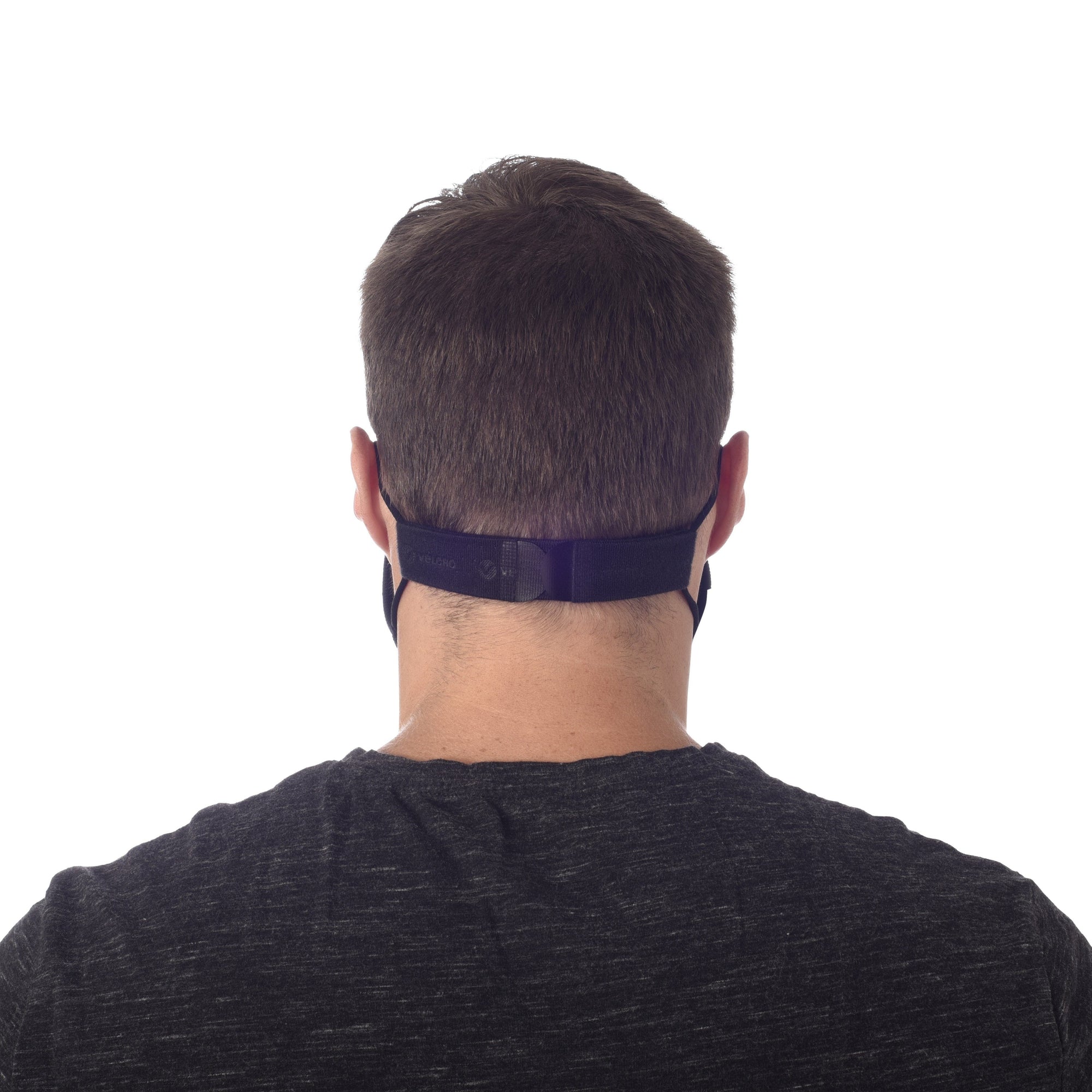 VELCRO® Brand Face Mask Extender Straps, 4 Pack, Black