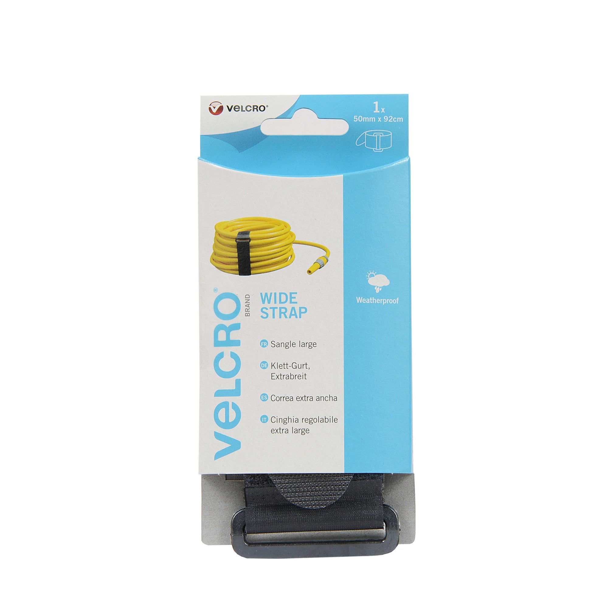 Strap - VELCRO® Brand Wide Strap - Black